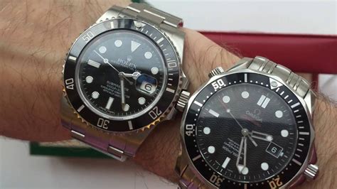 rolex sub vs omega seamaster